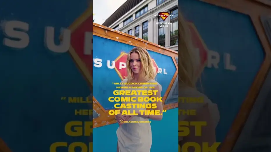 Video for the film Supergirl — One of the greatest comic book castings of all time.