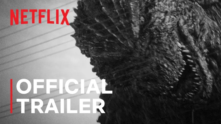 Video for the film Godzilla Minus One — Minus Color Official Netflix Trailer [Subtitled]