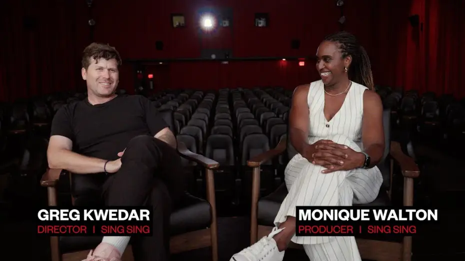 Video for the film Sing Sing — Interview With SING SING's Greg Kwedar and Monique Walton at AFS Cinema