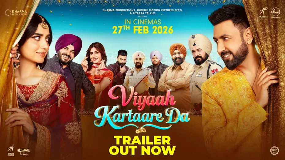 Video for the film Viyaah Kartaare Da — Viyaah Kartaare Da - Official Trailer | Gippy Grewal, Nimrat Khaira | In Cinemas 27th February 2026
