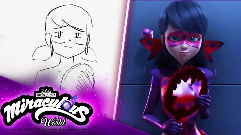 Video for the film Miraculous World: Paris, Tales of Shadybug and Claw Noir — Animatique