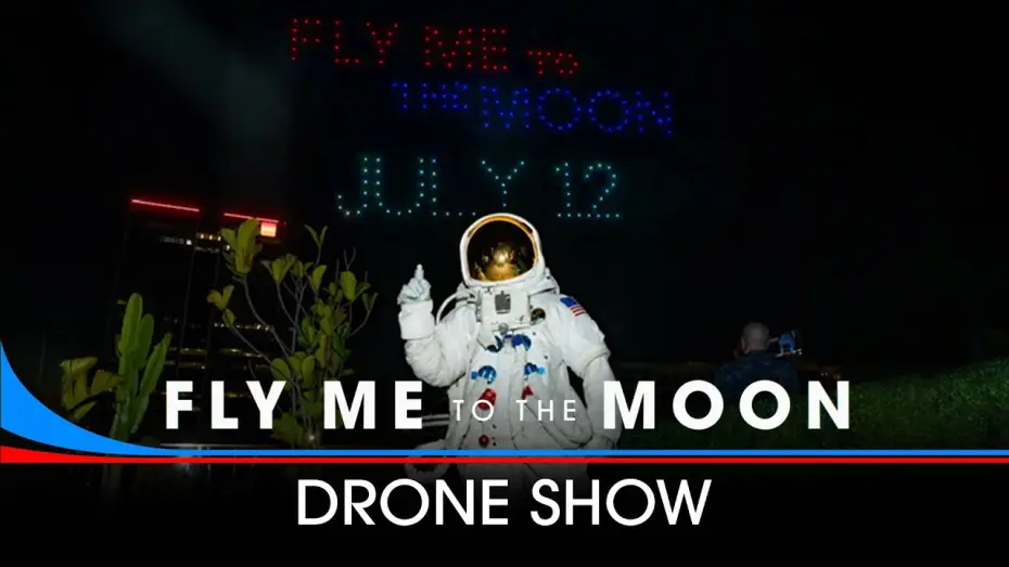 Video for the film Fly Me to the Moon — Drone Show