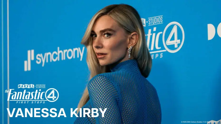 Video for the film Marvel Studios' The Fantastic Four: First Steps - World Premiere — Vanessa Kirby Is the MCU's Invisible Woman