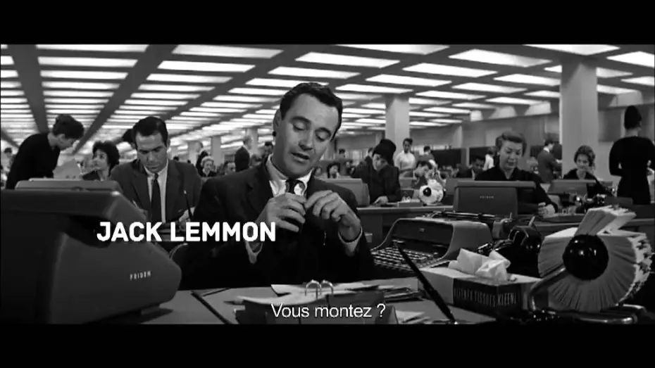 Video for the film The Apartment — LA GARÇONNIÈRE de Billy WILDER