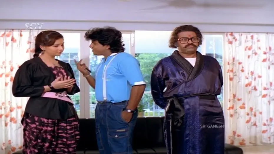 Video for the film Aasegobba Meesegobba — Shivarajkumar Comes to teach Music To Sudharani | Lokesh | Comedy Scene | Aasegobba Meesegobba