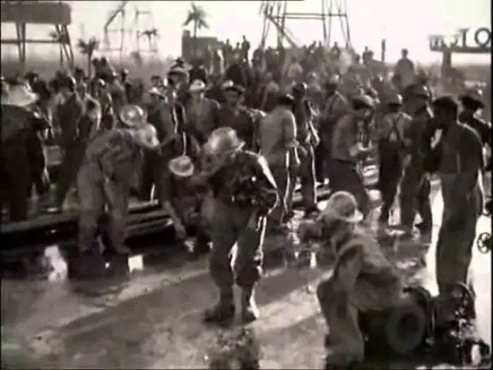 Video for the film The Fires of Baku — фильм "Огни Баку" 1950 г.  в эпизоде Ольдаев Ким