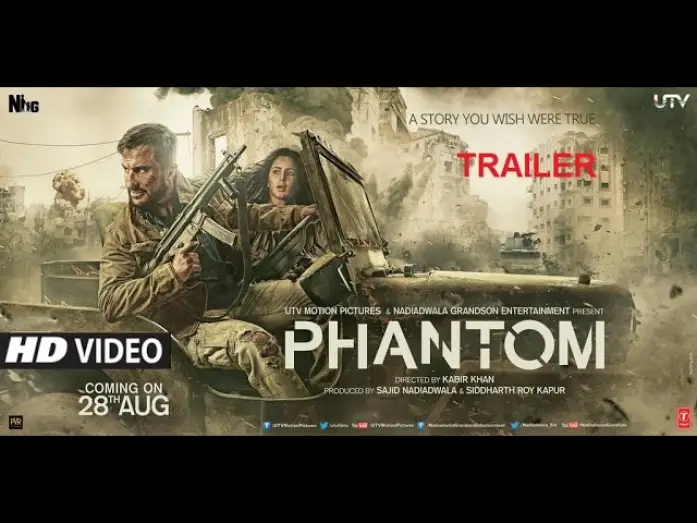 Video for the film Phantom — Phantom (2015) Official Trailer  Saif Ali Khan,Katrina Kaif,Rajesh Tailang Is Raw Agent Alok