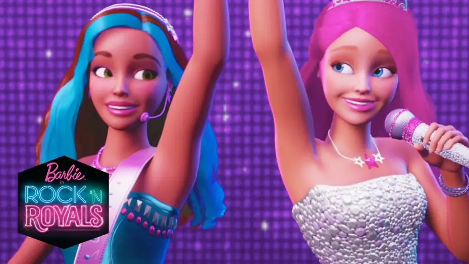 Video for the film Barbie in Rock 'N Royals — Barbie™ dans la bande-annonce officielle de Rock et Royales | Barbie