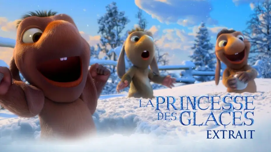 Video for the film The Snow Queen 3: Fire and Ice — LA PRINCESSE DES GLACES - Extrait "Bataille de boule de neige chez les Trolls"