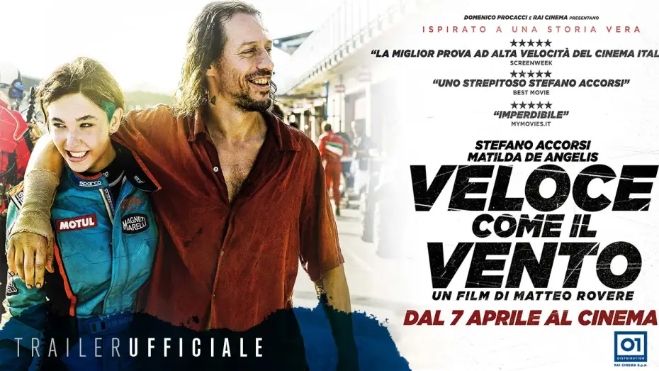 Video for the film Italian Race — VELOCE COME IL VENTO (2016) di Matteo Rovere - Trailer ufficiale HD