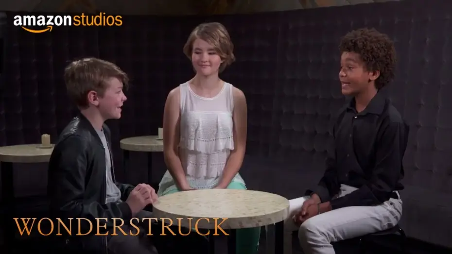 Video for the film Wonderstruck — Wonderstruck - Roundtable: Oakes Fegley, Millicent Simmonds & Jaden Michael | Amazon Studios