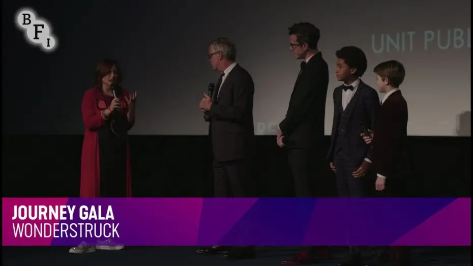 Video for the film Wonderstruck — WONDERSTRUCK Q&A | BFI London Film Festival 2017