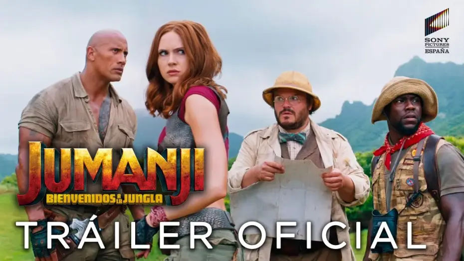 Video for the film Jumanji: Welcome to the Jungle — JUMANJI: BIENVENIDOS A LA JUNGLA. Tráiler oficial HD en español. Ya en cines.