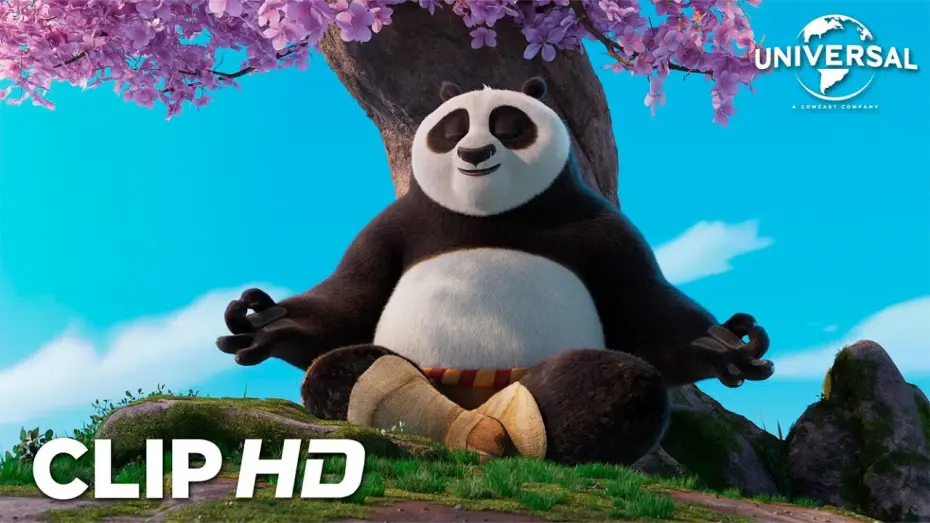 Video for the film Kung Fu Panda 4 — Clip - La meditación de Po
