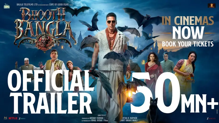 Video for the film Bhooth Bangla — Bhooth Bangla -Official Trailer| Akshay Kumar, Tabu, Paresh, Wamiqa, Priyadarshan |In Cinemas 16 Apr