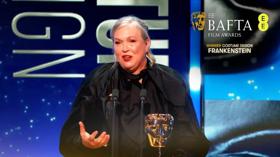 Video for the film Frankenstein — Frankenstein Wins the BAFTA for Costume Design | EE BAFTA Film Awards 2026