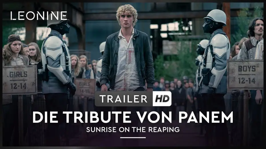 Video for the film The Hunger Games: Sunrise on the Reaping — Trailer