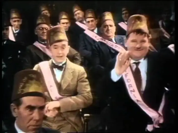 Video for the film Sons of the Desert — LAUREL ET HARDY les compagnons de la noubacolorisé 1