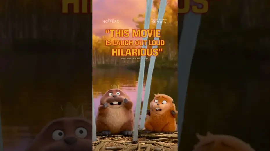 Video for the film Hoppers — unhinged, laugh out loud hilarious, and Pixar's funniest movie...