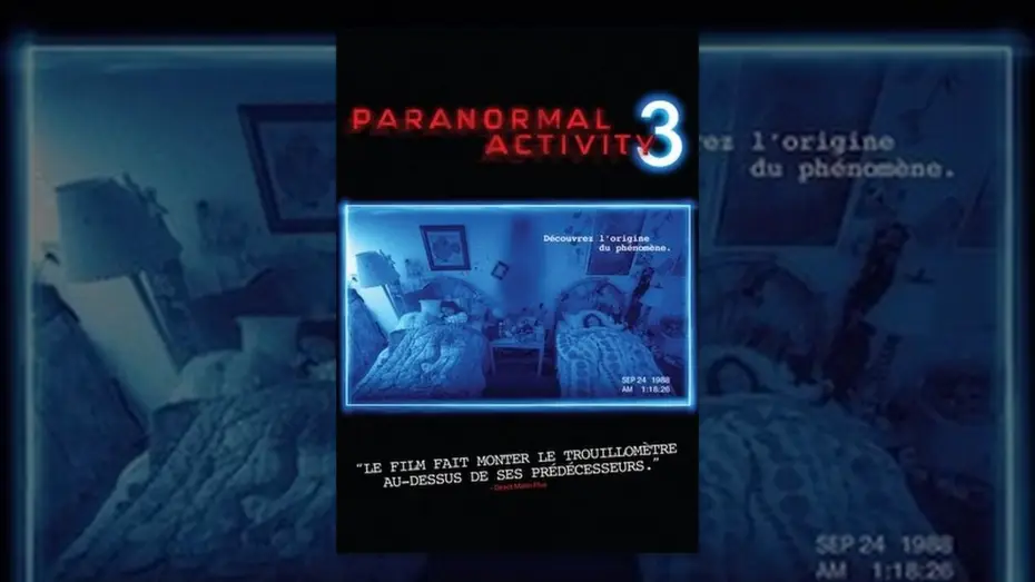 Video for the film Paranormal Activity 3 — Paranormal Activity 3 bande annonce