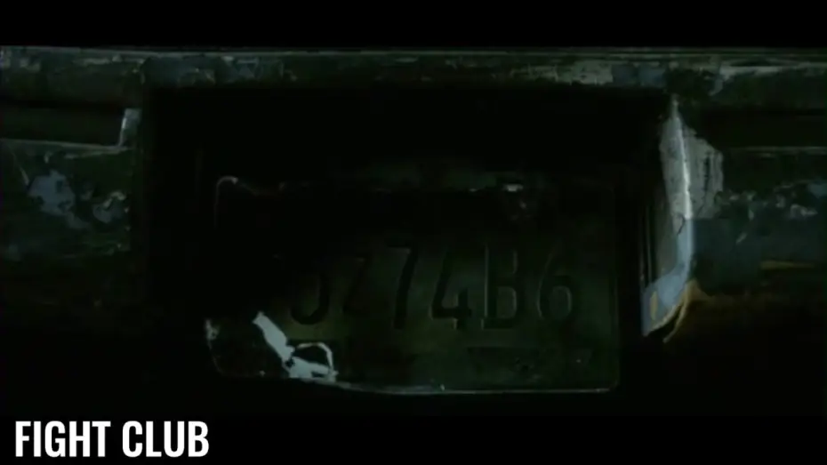 Video for the film Fight Club — Fight Club - Scène culte - Crash test