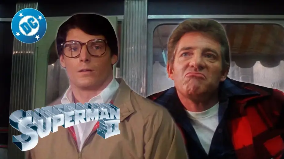 Video for the film Superman II — Clark vs chud loser