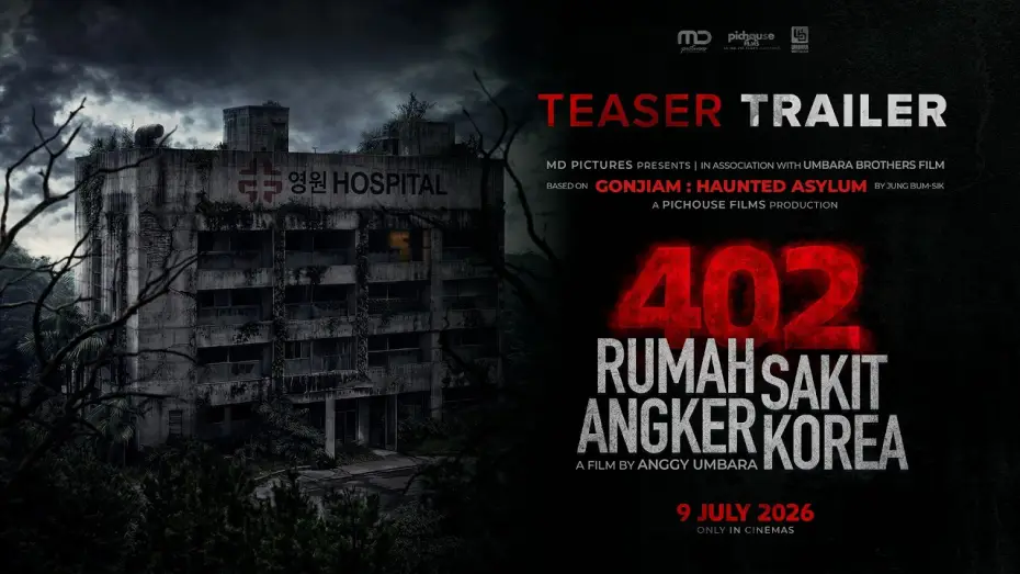 Video for the film Korean Haunted Hospital — 402 Haunted Hospital Korea Official Teaser | Starring Arbani, Elang El Gibran, Saputra Kori,