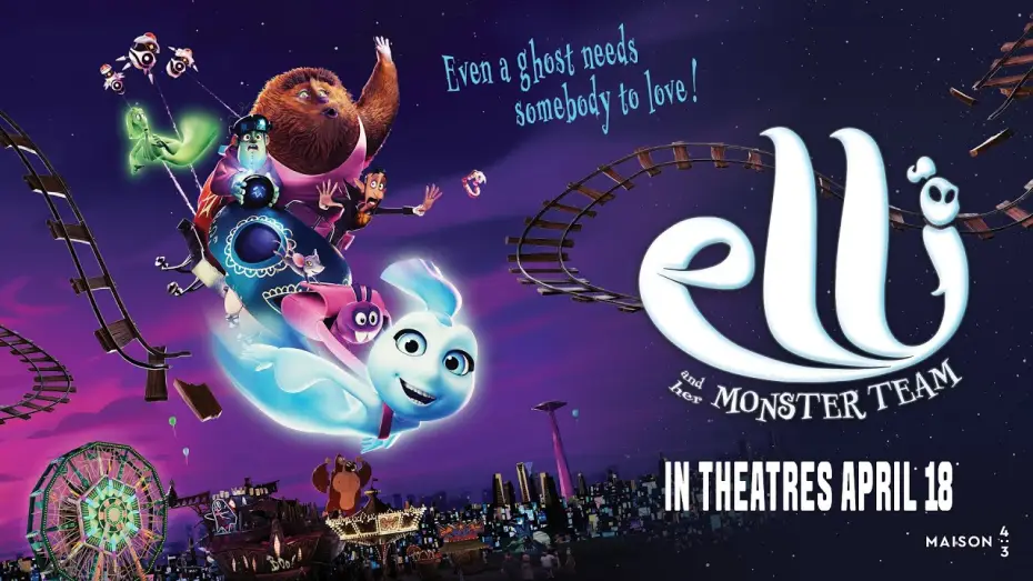 Video for the film Elli and the Ghostly Ghost Train — ELLI AND HER MONSTER TEAM | Official Trailer