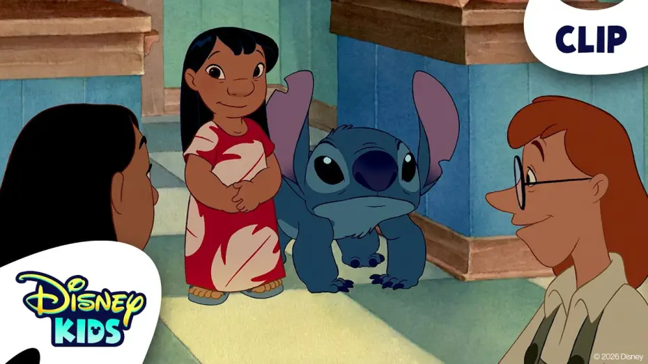 Video for the film Lilo & Stitch — Lilo Adopts Stitch