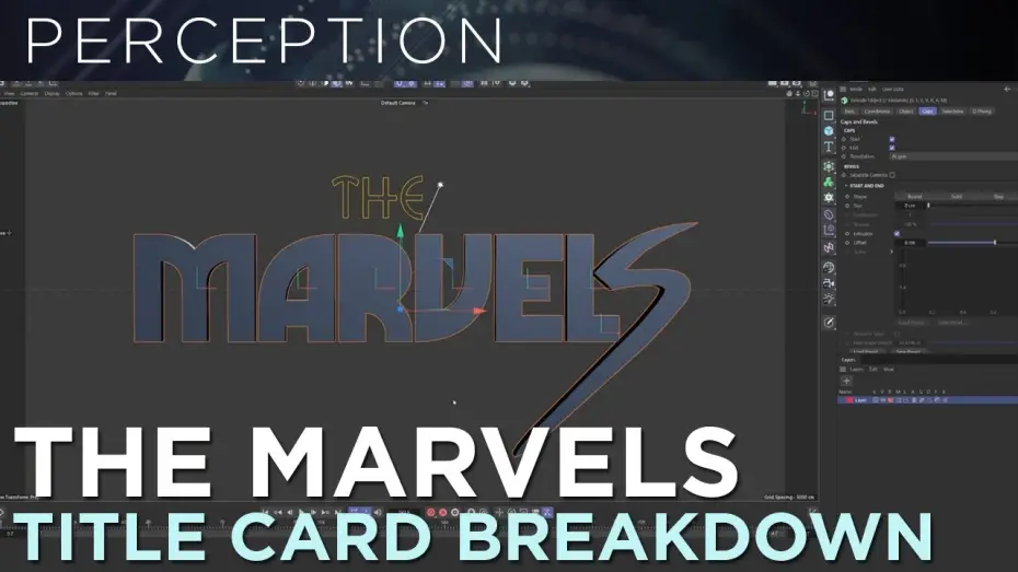 Video for the film The Marvels — How To Design The Marvels Title: End Credits VFX Breakdown