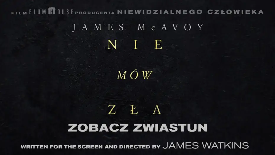 Video for the film Speak No Evil — Zwiastun