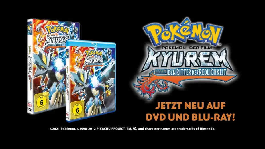 Video for the film Pokémon the Movie: Kyurem vs. the Sword of Justice — Pokémon 15 - Der Film: Kyurem gegen den Ritter der Redlichkeit - Trailer [HD] Deutsch / German