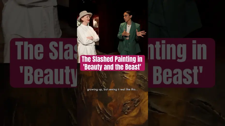 Video for the film Beauty and the Beast — How They Ripped Up the Beast’s Portrait in ‘Beauty and the Beast’