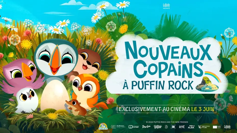 Video for the film Puffin Rock and the New Friends — Nouveaux Copains à Puffin Rock | Bande Annonce Officielle