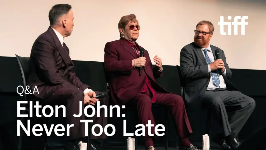 Video for the film Elton John: Never Too Late — Q&A | TIFF 2024