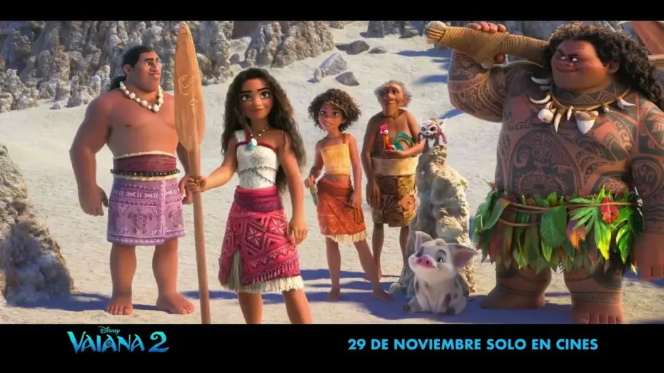 Video for the film Moana 2 — Anuncio: 'Llamada'