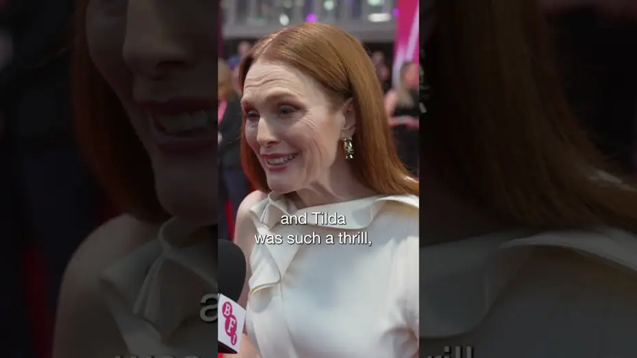 Video for the film The Room Next Door — Julianne Moore on working with Pedro Almodóvar on The Room Next Door #lff