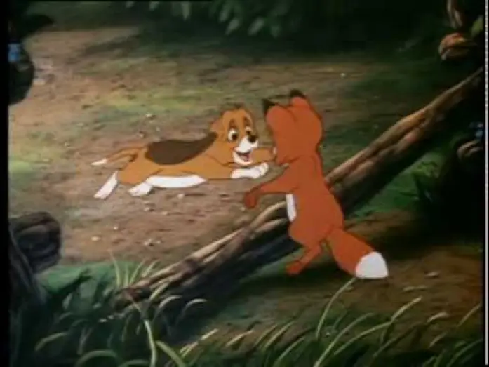 Video for the film The Fox and the Hound — Tod y Toby.flv