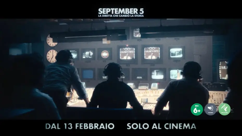 Video for the film September 5 — September 5 – La diretta che cambiò la storia | Trailer ufficiale