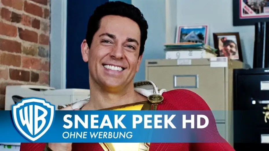 Video for the film Shazam! — SHAZAM! - 4 Minuten Sneak Peek Deutsch HD German (2019)
