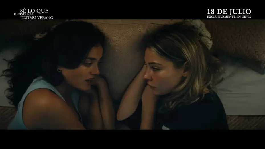 Video for the film I Know What You Did Last Summer — No podéis huir, ni esconderos.