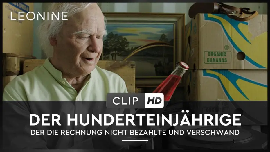 Video for the film The 101-Year-Old Man Who Skipped Out on the Bill and Disappeared — Der Hunderteinjährige, der die Rechnung nicht bezahlte und verschwand I Clip | Start: 16.03.2017