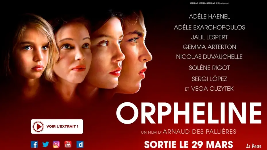 Video for the film Orphan — ORPHELINE d'Arnaud des Pallières - Extrait 1