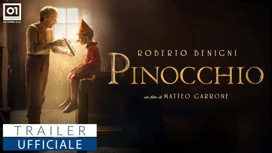 Video for the film Pinocchio — PINOCCHIO di Matteo Garrone (2019) - Trailer Ufficiale HD