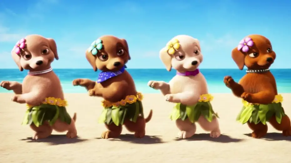 Video for the film Barbie & Her Sisters in a Puppy Chase — Barbie y sus Hermanas en Busca de los Perritos (Trailer español)