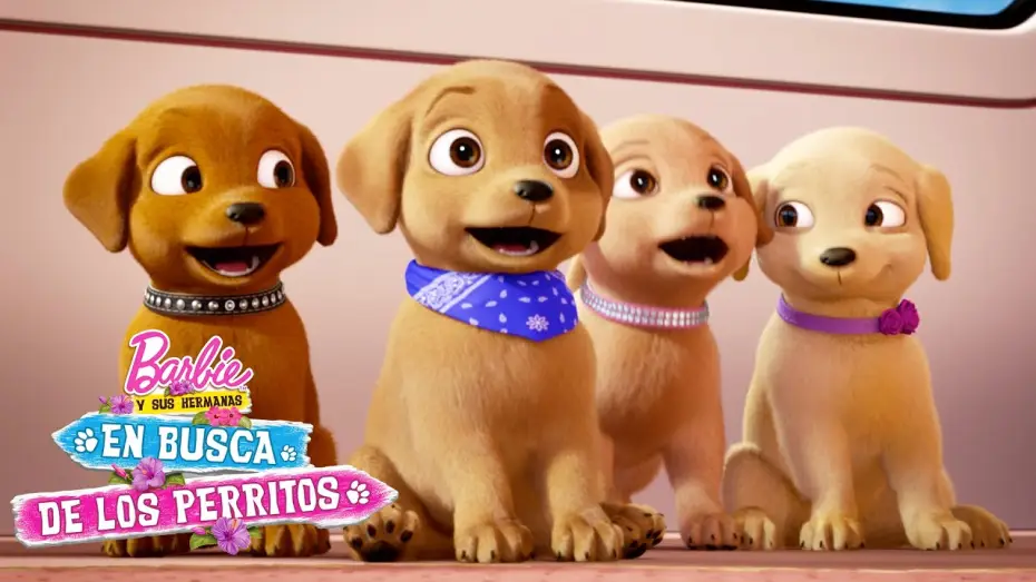 Video for the film Barbie & Her Sisters in a Puppy Chase — Coche-parque de perritos | Barbie y Sus Hermanas en Busca de los Perritos | Barbie Latinoamérica