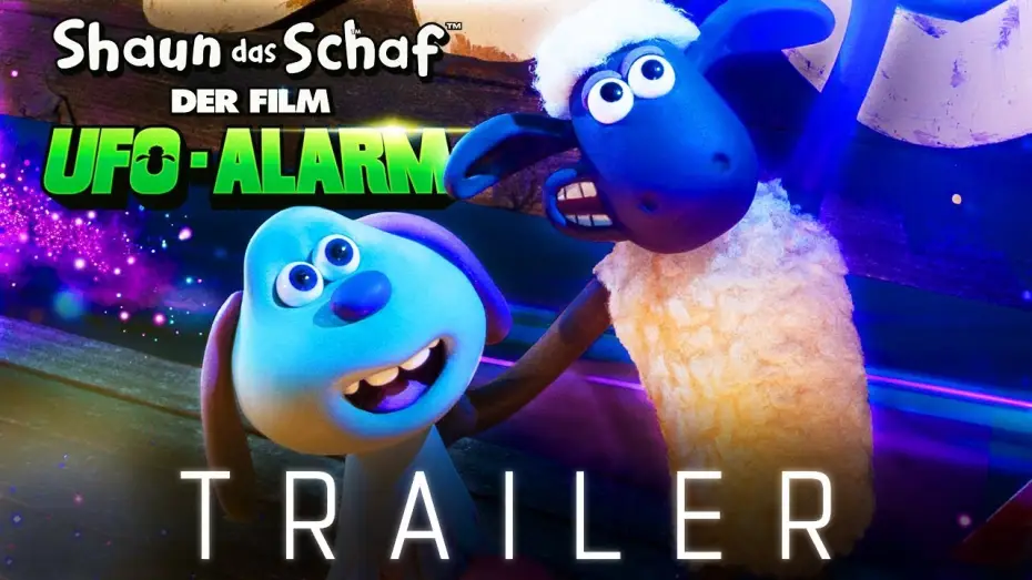Video for the film A Shaun the Sheep Movie: Farmageddon — Shaun das Schaf - Der Film: UFO-Alarm - Trailer 2 - Deutsch HD
