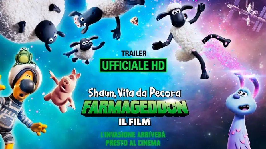 Video for the film A Shaun the Sheep Movie: Farmageddon — Shaun, Vita da Pecora: Farmageddon - Il Film - Primo Trailer Ufficiale Italiano