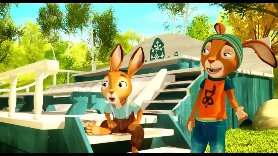 Video for the film Rabbit School: Guardians of the Golden Egg — RABBIT SCHOOL   I guardiani dell'uovo d'oro  Trailer
