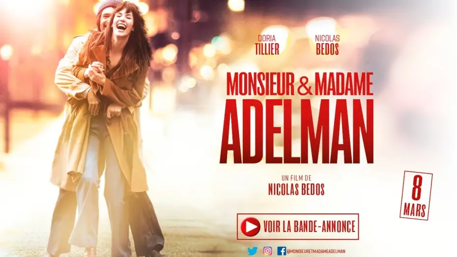 Video for the film Mr & Mme Adelman — Bande-annonce - MONSIEUR & MADAME ADELMAN